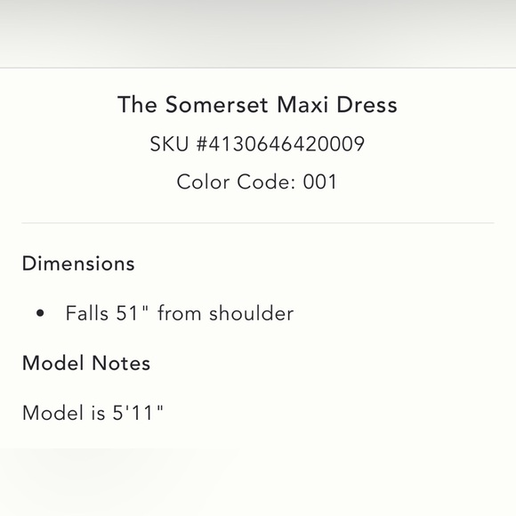 Anthropologie The Somerset Maxi Dress, 1X black - Picture 9 of 9